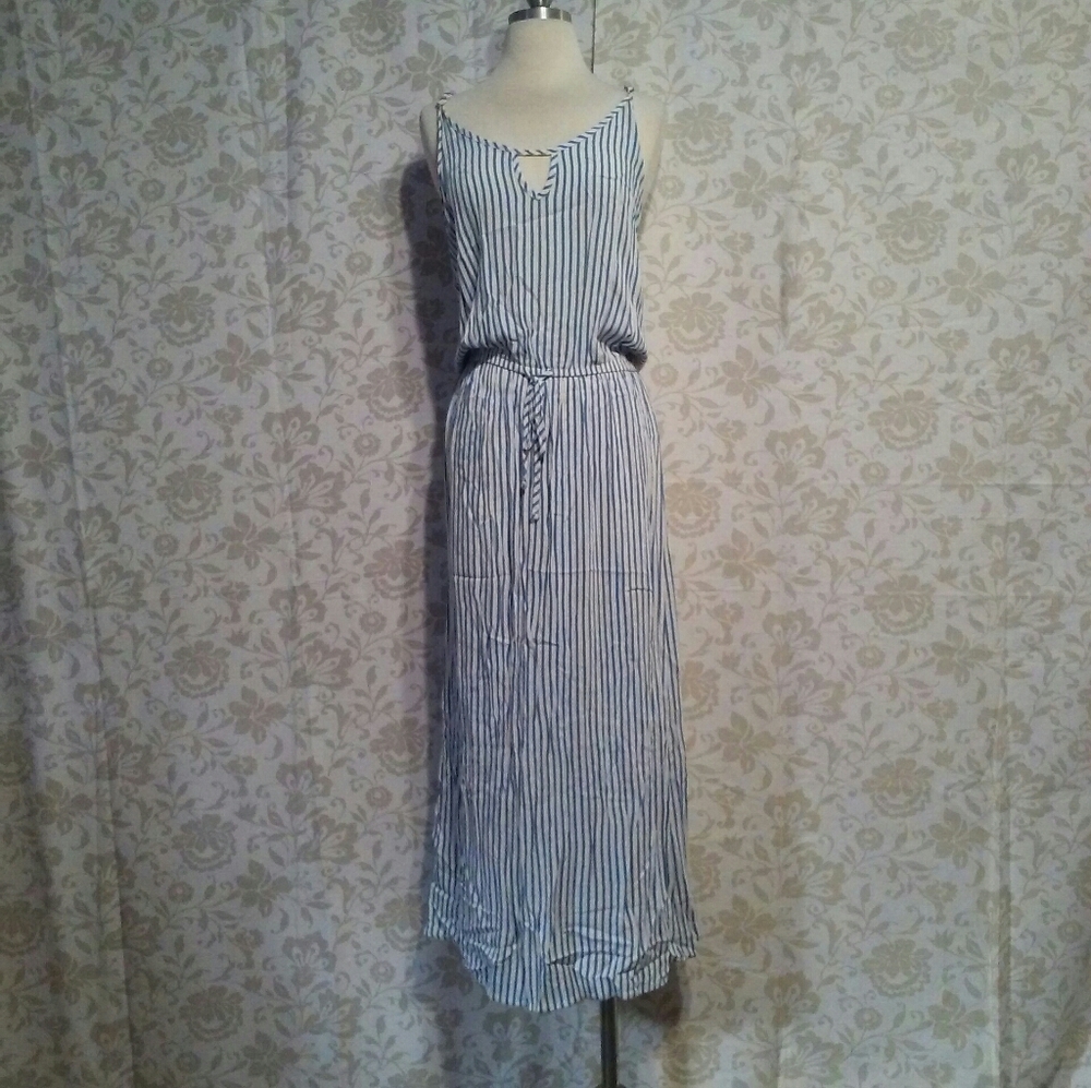 Cotton on stripe  sleeveless dress size M